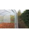 Serre marque Tonneau, modèle ABRI-CULTURES 3m00 x 9m00 -sol en cours d'amendent pour permaculture.