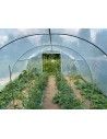 Serre Tonneau Abri-légumes - bâche enterrée -