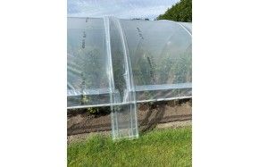 Couvre joint, serre Super ou Bretagne, largeur 5.80 m, longueur supérieure à 12m | Serres Tonneau