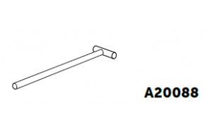 A20088  - Tubes & Arceaux Tube T d'extrémité en 0.97m pour Serre Jardinière et 4 Saisons  - 1  