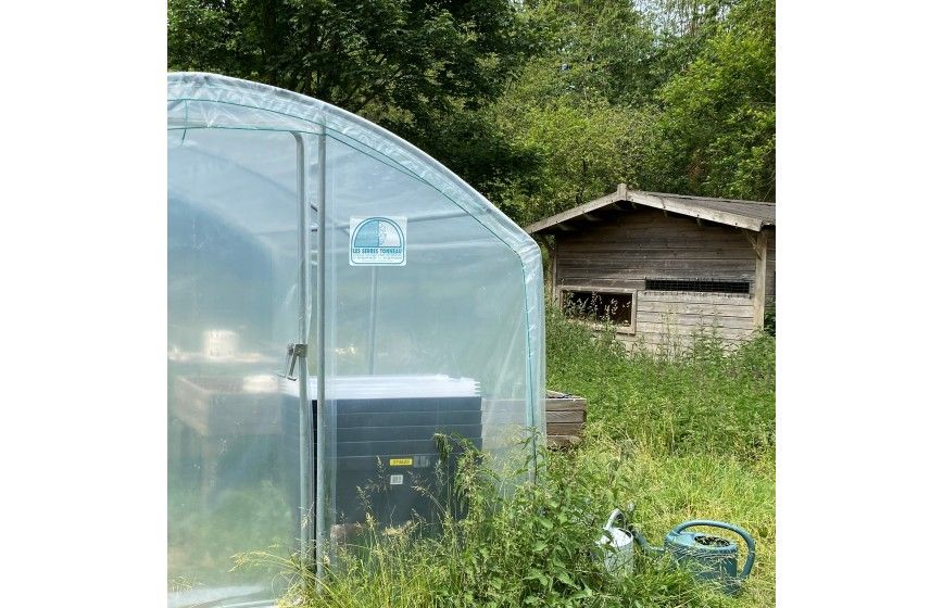 FLD016-PE2X  - 4 Saisons - Larg. 3m00 DEMI-LUNE DROITE SERRE 4 SAISONS  - 1  