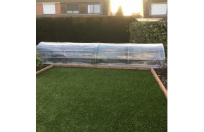 S008ST-050 SERRES TONNEAU - La Chenille de jardin SERRE CHENILLE 1m30 x 5m00 Serre avec aérations

Surface : 6,50m² - 1  