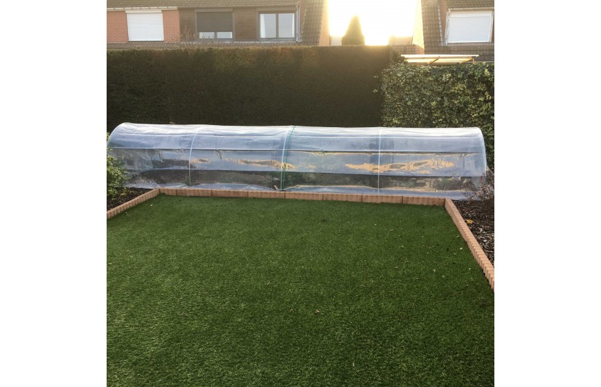 S008ST-050 SERRES TONNEAU - La Chenille de jardin SERRE CHENILLE 1m30 x 5m00 Serre avec aérations
Surface : 6,50m² - 1 S008ST-050 SERRES TONNEAU - La Chenille de jardin SERRE CHENILLE 1m30 x 5m00 Serre avec aérations
Surface : 6,50m² - 1