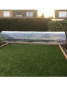 S008ST-050 SERRES TONNEAU - La Chenille de jardin SERRE CHENILLE 1m30 x 5m00 Serre avec aérations

Surface : 6,50m² - 1  