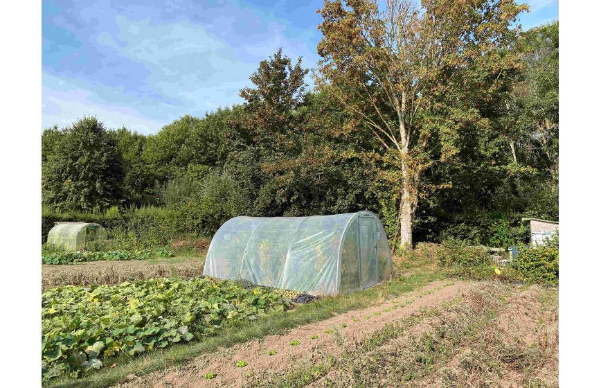 Serre maraîchère pour le jardin 3,7m x 4,5m | Serres Tonneau