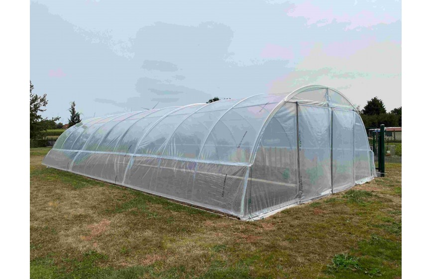 Serre largeur 6.50 m - longueur 13.50 m - surface 87.75m²
