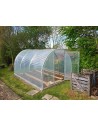 Serre Tonneau Jardinière largeur 3m longueur 4,50m  surface 13.50m²