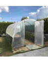 Façade de Serre Tonneau Jardinière largeur 3m longueur 6 m  surface 18 m²