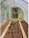Serre Tonneau Jardinière largeur 3m longueur 4 m  surface 12 m²