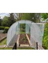 Façade de Serre Tonneau Jardinière largeur 3m longueur 4,50m  surface 13.50m