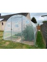 Serre Tonneau - largeur 3m - Longueur 4.50m -aérations latérales fermées