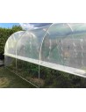 Serre Tonneau - modèle Jardinière - aérations latérales ouvertes