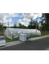 Serre Tonneau - Modèle 5 -ème Saison - Largeur 5m - longueur 12m - surface 60m² - Aérations latérales fermées -