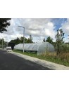 Serre Tonneau - Modèle 5 -ème Saison - Largeur 5m - longueur 12m - surface 60m² - Aérations latérales ouvertes -