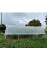 Serre Tonneau -  modèle Mini - largeur 3.70 m -longueur 6m -avec aérations latérales ouvertes