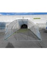 Serre Tonneau - modèle Mini - largeur 3.70m - Longueur 12m - une ou deux portes - avec aérations latérales fermées