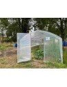 Serre 4 Saisons - fond avec porte - 3m X 4.50M - 1 porte