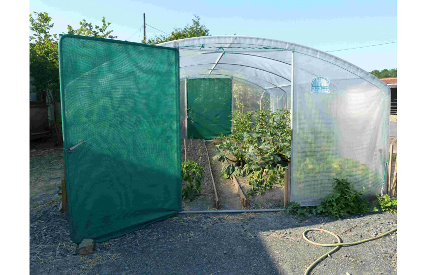Ombrage porte de serre de jardin, largeur 1,35m | Serres Tonneau Ombrage porte de serre de jardin, largeur 1,35m | Serres Tonneau