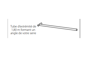 Tube Ø30, Longueur 1m80 avec bague soudée