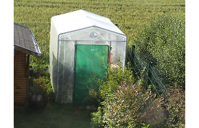 Ombrage pour porte de serre de jardin larg. 1m | Serres Tonneau
