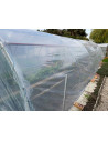 Serre TONNEAU Abri Légumes- largeur 4 m - espace entre les arceaux 2m -