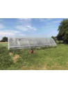 Serre Tonneau  Gothique - largeur 4.50m hauteur 2.30m - largeur de porte 1.35m - longueur 9m -