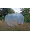 Façade et porte largeur 1,5m, Abri Cultures, largeur de la serre 3m, marque Serres Tonneau,