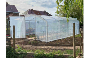 Bâche sans aérations, pour Serre 4 Saisons Plus, longueur 6m, | Serres Tonneau