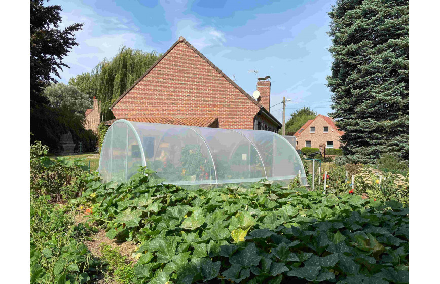 Bâche de toit, serre Mini, largeur 3.70 m, longueur de la bâche 3m, | Serres Tonneau