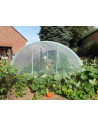 Bâche - polyéthylène -  pour serre Mini  - 3.70 m x 4.5 m - avec ou sans aérations latérales | Serres Tonneau