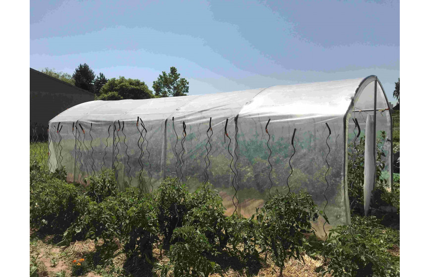 Bâches enterrée, Serre Abri-tomates, pieds droits, 3,00 m X 6,00 m | Serres Tonneau Bâches enterrée, Serre Abri-tomates, pieds droits, 3,00 m X 6,00 m | Serres Tonneau