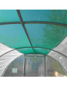 Bâche serre Tonneau, modèle cabriolet, aération par le toit, 3.70m X 7.50m | Serres Tonneau