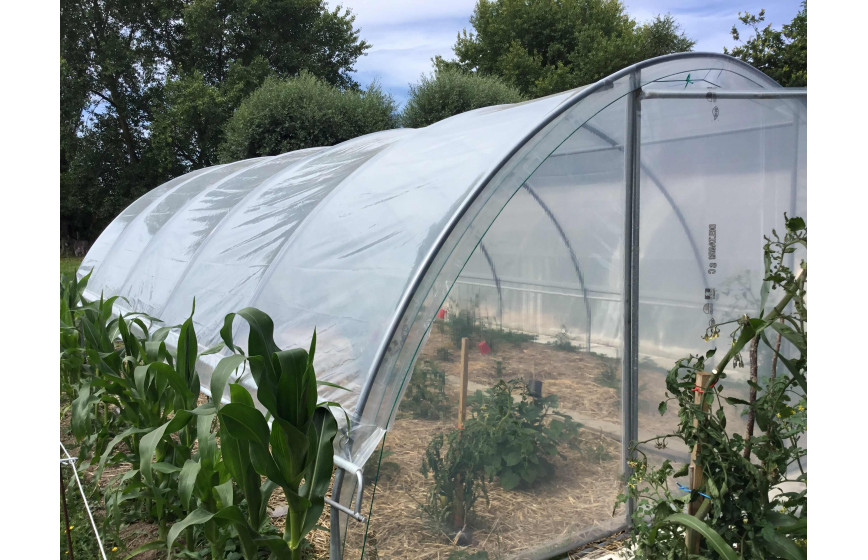 Bâche pour serre Gothique largeur 4.50 m longueur 6m | Serres Tonneau Bâche pour serre Gothique largeur 4.50 m longueur 6m | Serres Tonneau