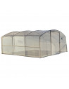 Serre tunnel de jardin 4m x 3m pieds droits | Serres Tonneau