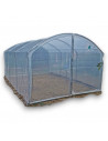 Serre tunnel 3m x 7.5m pieds droits 2 portes |Serres Tonneau