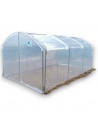 Serre tunnel 3m x 6m, pieds droits, 2 portes Serres Tonneau