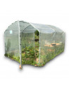 Serre tunnel 3m x 3m pieds droits, 2 portes |Serres Tonneau