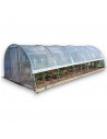 Serre de jardin arrondie 3,7m x x12m - 44,4m²|Serres Tonneau
