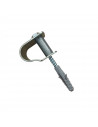Fixation pour serre sur mur