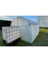 Récupérateur pluie pour serre largeur 5 à 6 m - long. 7,5 m