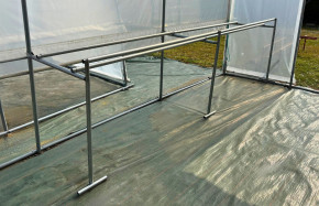 Support cagettes fruits et légumes - Kit d'allongement 1,5 m