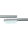 Tube 1 manchon diamètre 18 mm acier galvanisé | Les Serres Tonneau
