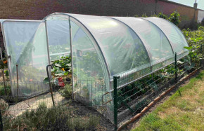 Serre Tonneau - modèle Mini - largeur 3.70 m - longueur 6m - surface 22,2m²