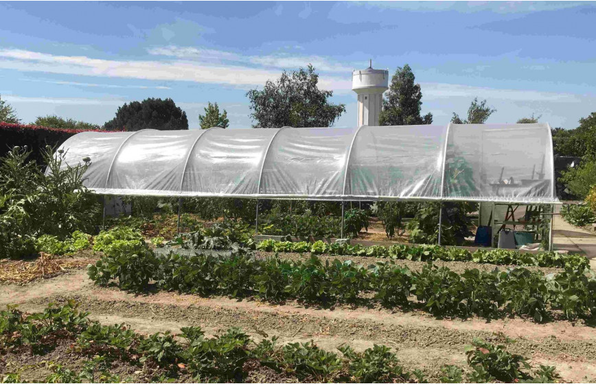 Serre de jardin arrondie 3,70 x 9m - 33,3m² | Serres Tonneau